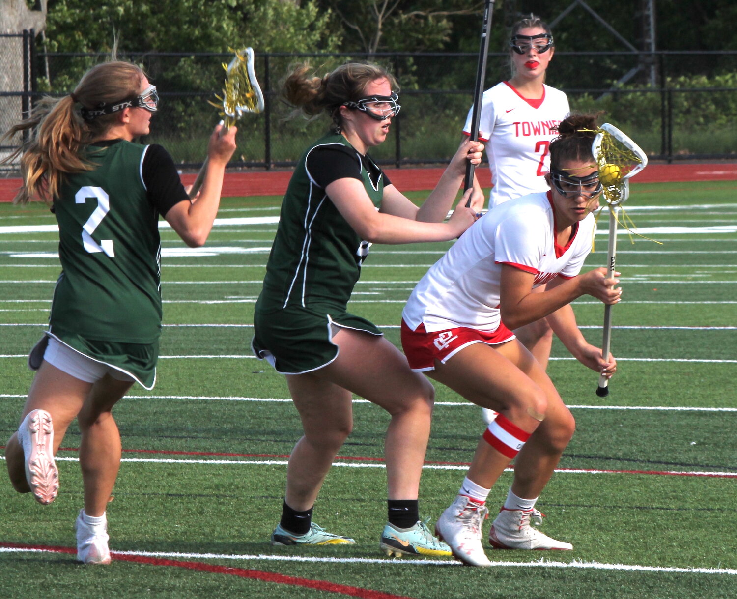 Townies storm past Thunderbolts in girls' lacrosse quarters EastBayRI